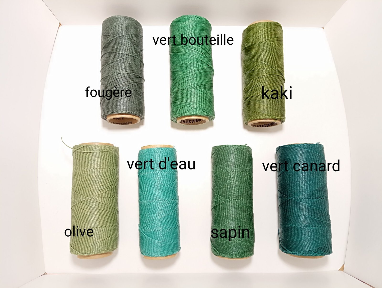 nuancier Verts